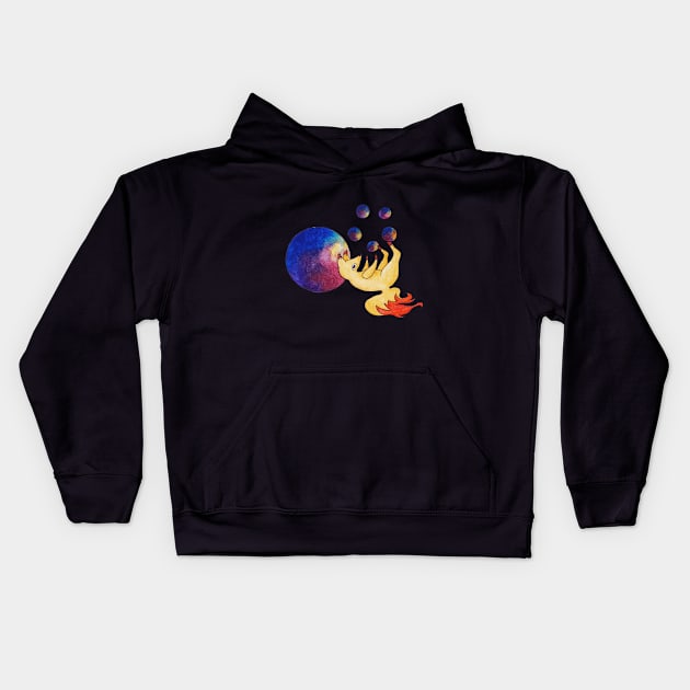 Wizzard Fox 2 Kids Hoodie by Kazyii